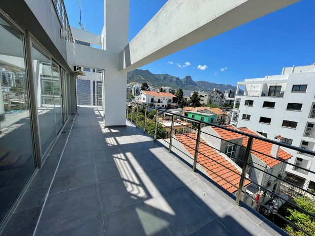 2+1 Loft Penthouse with Mountain and City Views for SALE in Kyrenia Center!