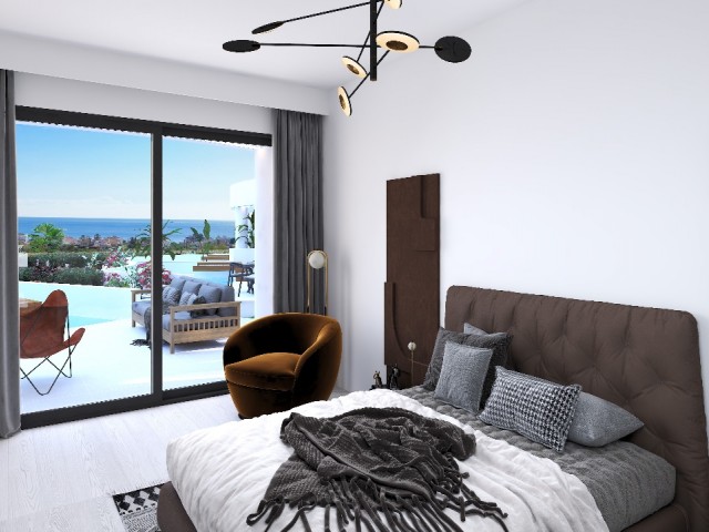 İskele Boğaz Bölgesinde Satılık 1+2 ve 2+1 Loft Daireler £219,900 Başlayan Fiyatlarla