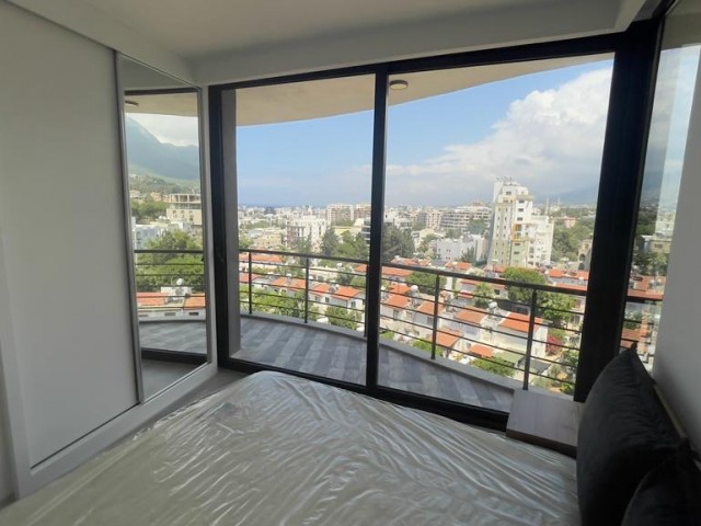 Studio Flat for Sale in Kyrenia Central Region with Mountain and Sea Views Unblockable (50% in Advance and Remaining 36 Months Installment)