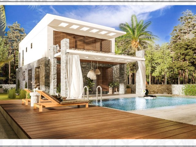 Ultra Luxurious 4+1 Modern Fully Detached Villa Project with Private Swimming Pool at Walking Distan