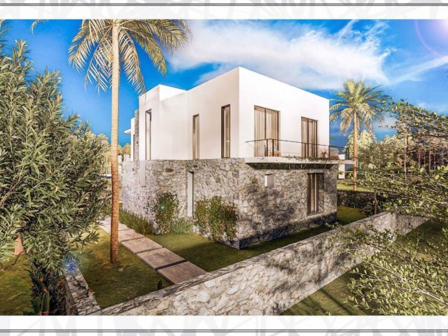 Ultra Luxurious 4+1 Modern Fully Detached Villa Project with Private Swimming Pool at Walking Distance to the Sea in Girne Lapta Region!