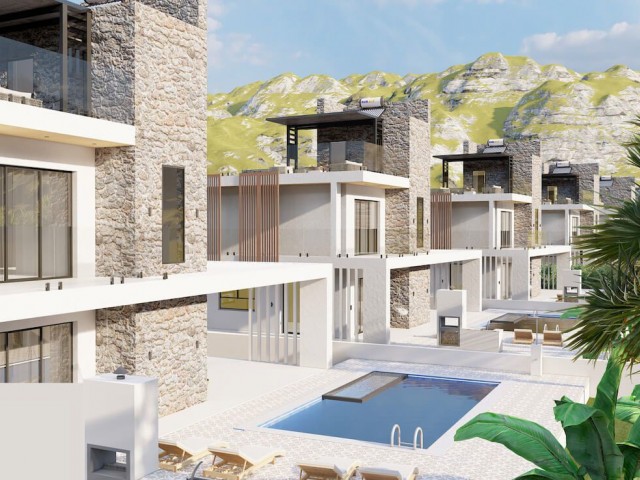 4+1 and 3+1 Villas with Different Options in Kyrenia Alsancak