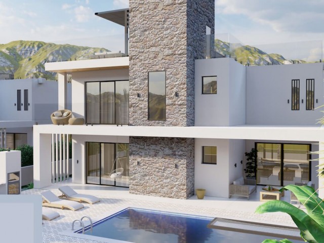 4+1 and 3+1 Villas with Different Options in Kyrenia Alsancak