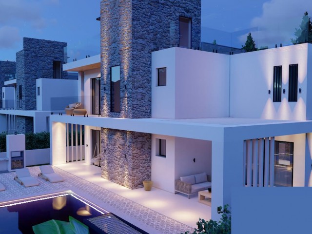 4+1 and 3+1 Villas with Different Options in Kyrenia Alsancak
