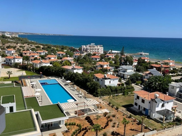 FULLY FURNISHED Studio Flats with Sea View for SALE in ABELIA Complex in İskele Boğaztepe!