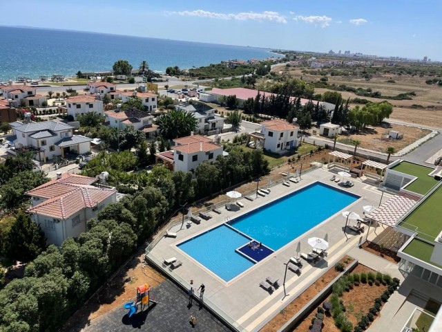 VOLLSTÄNDIG MÖBLIERTE Studio-Wohnungen mit Meerblick zum VERKAUF am Standort ABELIA in İskele Boğaztepe!