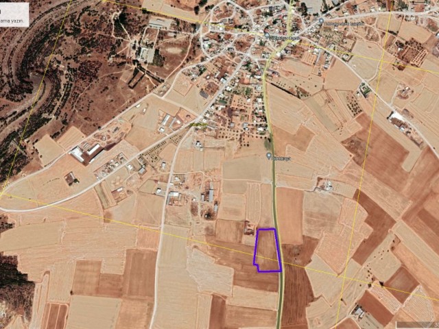 8 ACREAGE TURKISH TITLE FIELD FOR SALE IN DILEKKAYA NICOSIA 