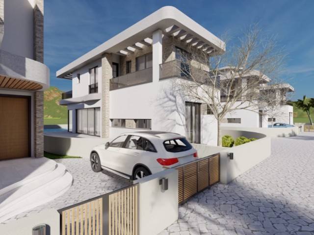 We Introduce You to Kyrenia Lapta's New Favorite Project! 4+1 Luxury Villas with Pool