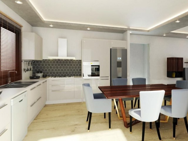 Modern Design 4 Bedroom Semi-Detached Villas FOR SALE in a Beautiful Location on the Bosphorus in Kyrenia!