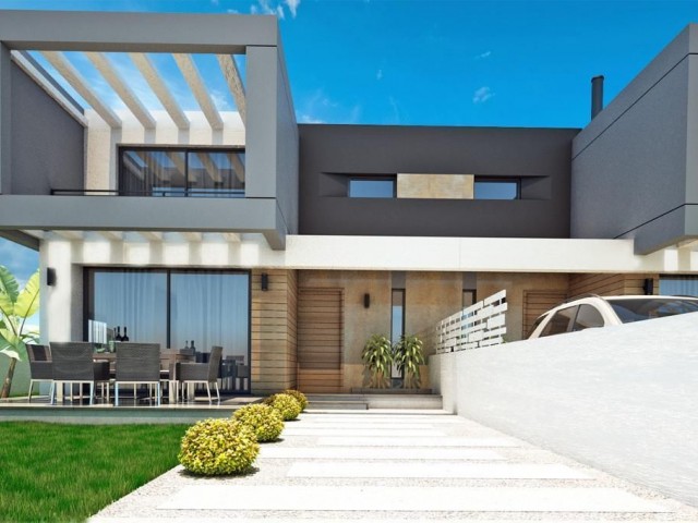 Modern Design 4 Bedroom Semi-Detached Villas FOR SALE in a Beautiful Location on the Bosphorus in Ky