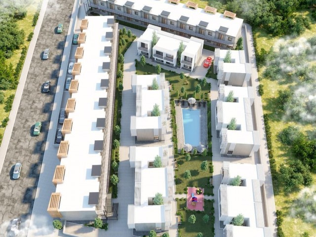 3+1 Semi-detached Villas for Sale in Cyprus Iskele, in a Site Where You Can Enjoy Modern Life!