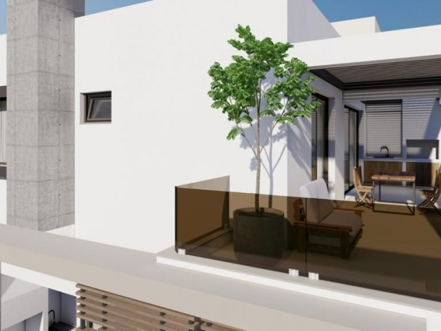 MODERNE 2+1 PENTHOUSE-WOHNUNGEN ZU VERKAUFEN IN NICOSIA ORTAKÖY!!