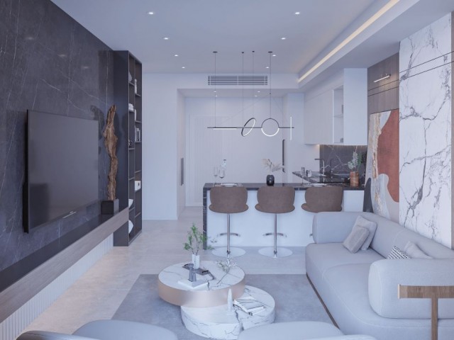 1+1 FLAT FOR SALE IN İSKELE LONG BEACH