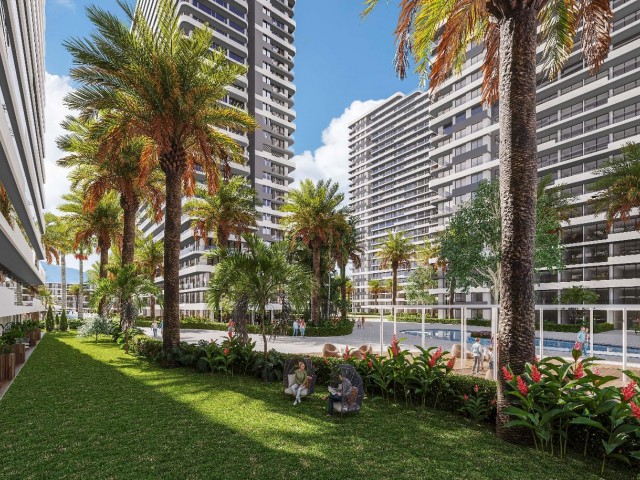 İSKELE LONG BEACH'DE SATILIK 1+1 DAİRE