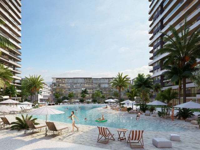 3+1 FLAT FOR SALE IN İSKELE LONG BEACH