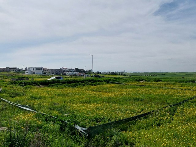 Grundstück mit türkischem Titel für Wohn- und Gewerbegebiet neben dem neuen Flughafen in der Region Nikosia Meriç