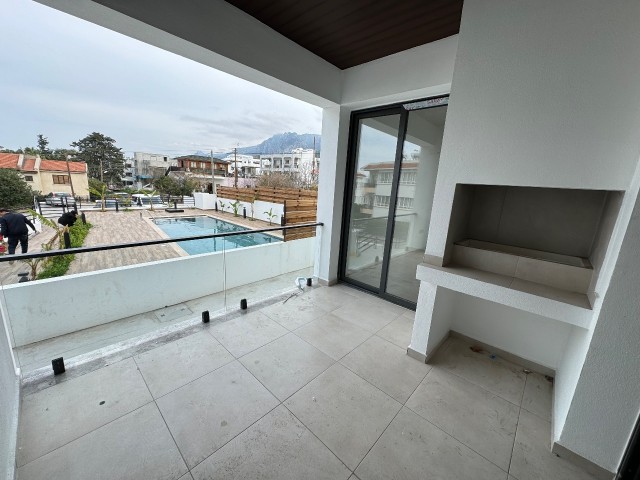 NEW Ground Floor Apartment with Shared Pool in Alsancak Area FOR SALE!