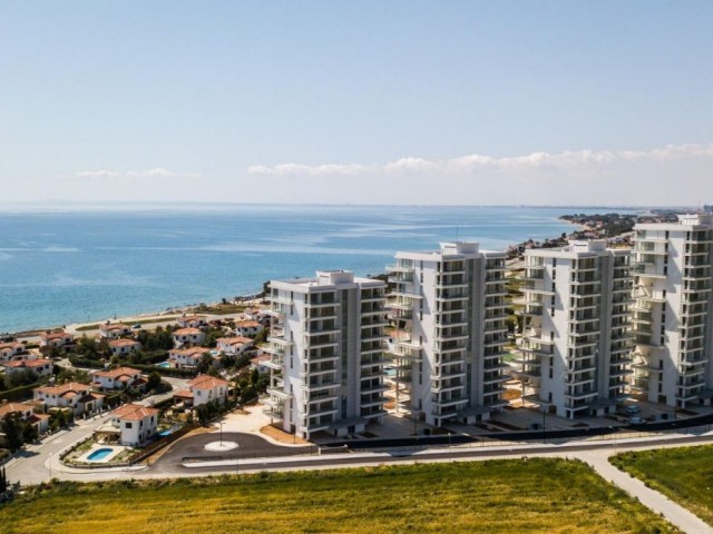 2+1 KOMPLETT MÖBLIERTE WOHNUNG ZUM VERKAUF IN İSKELE MIT TOLLEM MEERBLICK