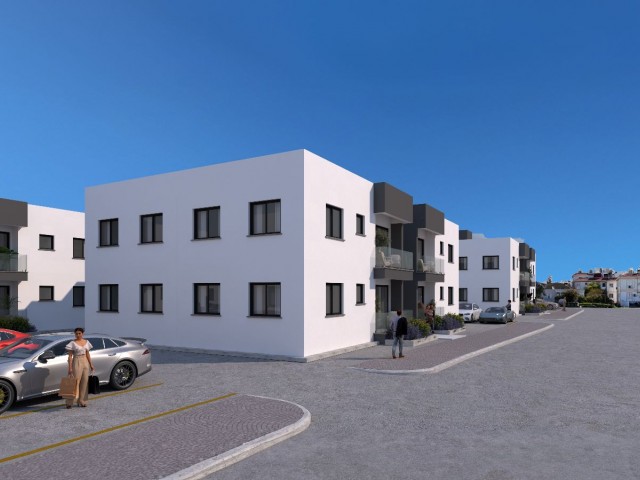 2+1 Wohnungen MIT ERDGESCHOSS UND TERRASSE IM 1. STOCK ZU VERKAUFEN, mit wunderschöner Lage und modernem Design in der Region Nikosia Gönyeli!