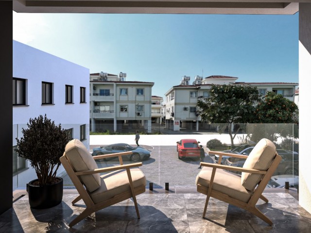 2+1 Wohnungen MIT ERDGESCHOSS UND TERRASSE IM 1. STOCK ZU VERKAUFEN, mit wunderschöner Lage und modernem Design in der Region Nikosia Gönyeli!