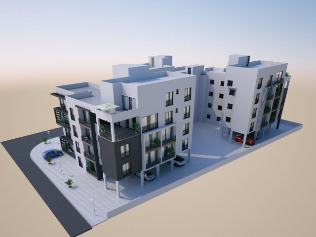 2+1 Flats FOR SALE in Nicosia Küçük Kaymaklı Area for ONLY 58,000 Stg for Launch Special Cash Price!