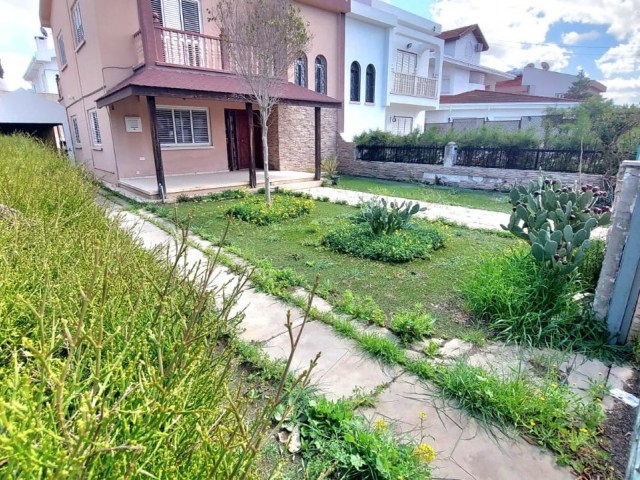 Semi-detached Villa with Large Garden for Sale in Nicosia Hamitköy Area