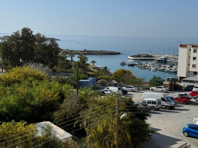 Modern Fully Furnished Spacious 2 Bedroom Apartment with Sea View for Sale in Kyrenia Center!