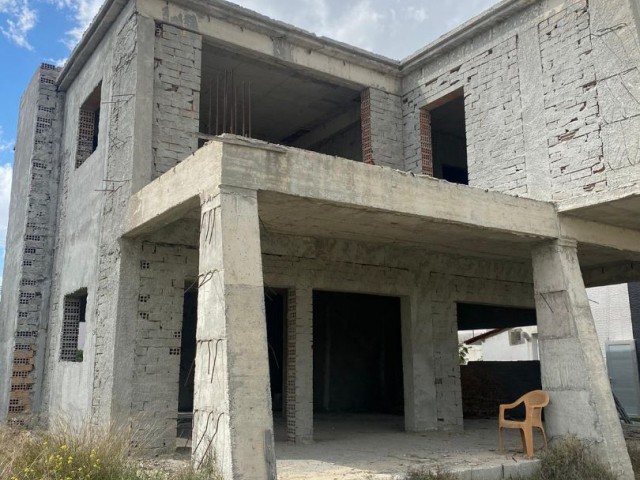 4+1 VILLA UNDER CONSTRUCTION FOR SALE IN HAMİTKÖY REGION 