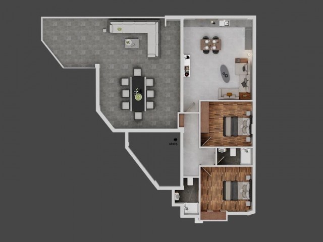 ORTAKÖY BÖLGESİNDE 2+1 SATILIK PENTHOUSE VE ARA KAT DAİRELER 