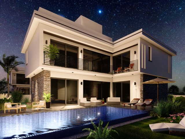 4+1 Luxury and Modern Villa Project in İskele Ötüken