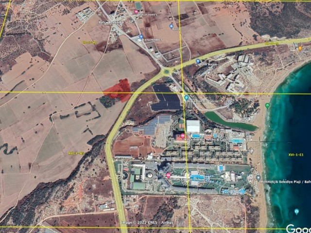 8 acres of zoned land right across from 5-star hotels in Bafra Tourism center!