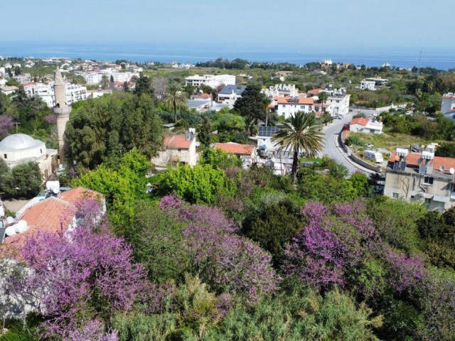 Türkisches Grundstück mit 2 alten Häusern von 950 m2 in Lapta steht zum Verkauf! Die alleinige Verantwortung liegt bei Pear Estates