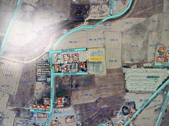 Продаются земельные участки площадью 920 м2 в Алайкее, где началось разделение!