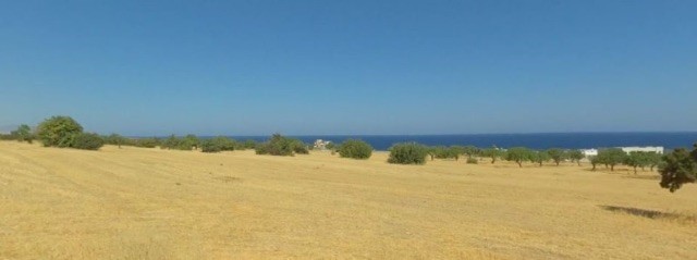 15 acres of 1 evlek land with sea view for sale in Küçük Erenköy!