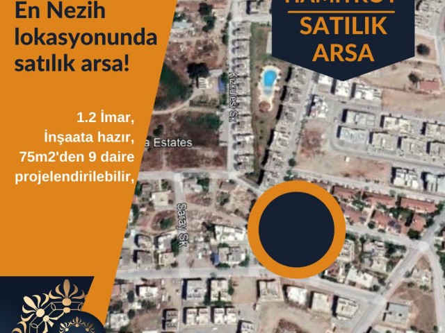 Lefkoşa Hamitköy'de Satılık Apartmanlık Arsa