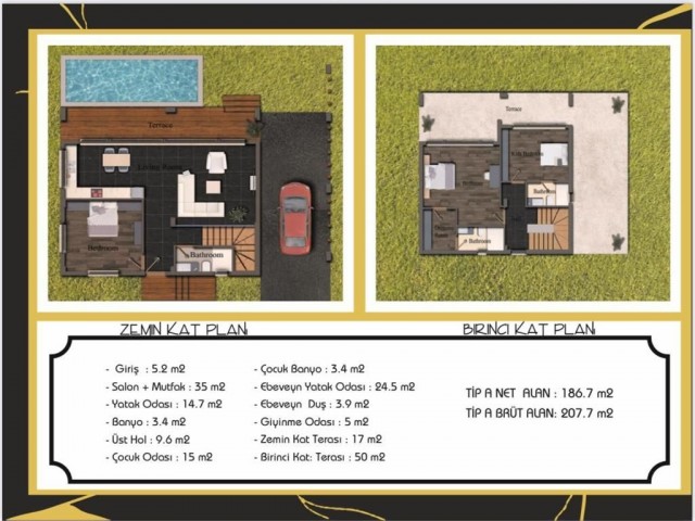 Villa for sale in Kyrenia LAPTA 3+1