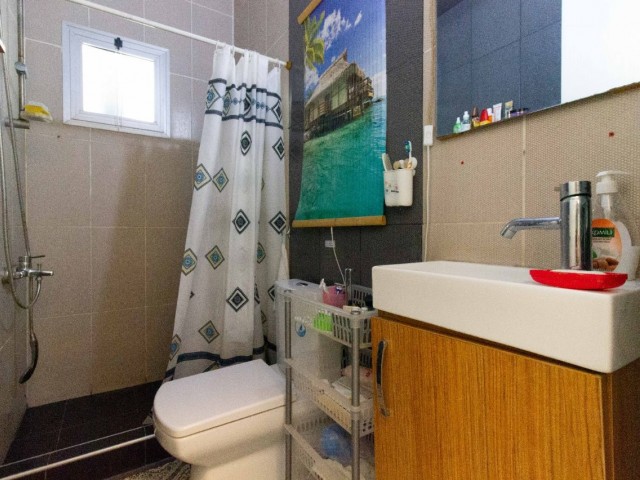 1+1 flat with terrace and garden for sale in Girne Karaoğlanoğlu