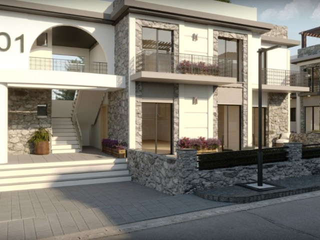 Luxury apartment project villa design 3+1