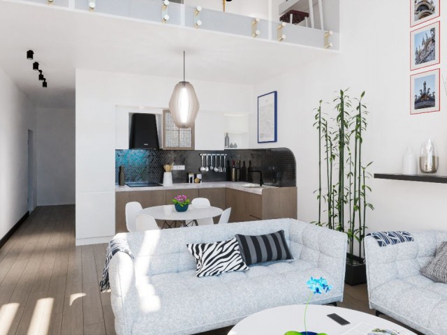 CEST LA VIE / SATILIK 1+1 LOFT DAİRE