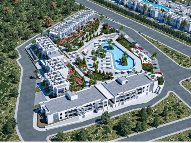 COVE GARDEN'DA MANZARALI 2+1 DAİRE, FIT MOBİLYA ve BEYAZ EŞYALI 