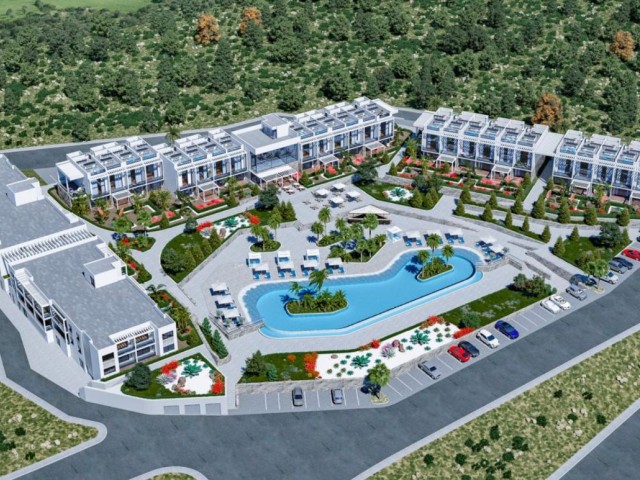 COVE GARDEN'DA MANZARALI 2+1 DAİRE, FIT MOBİLYA ve BEYAZ EŞYALI 