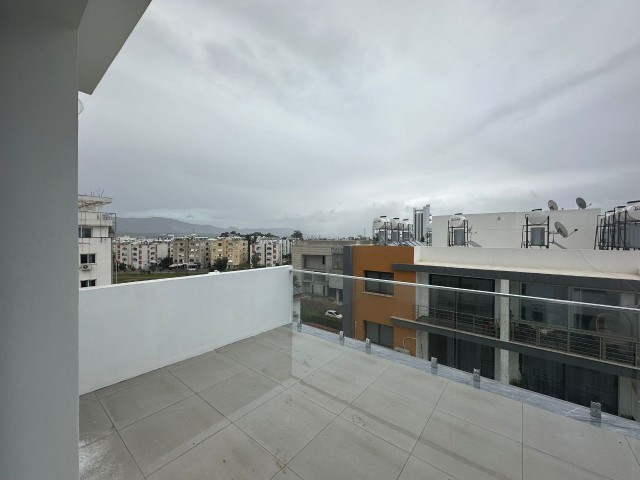 Penthouse 2+1 New Flat with Large Terrace, Opposite Turkish Maarif College