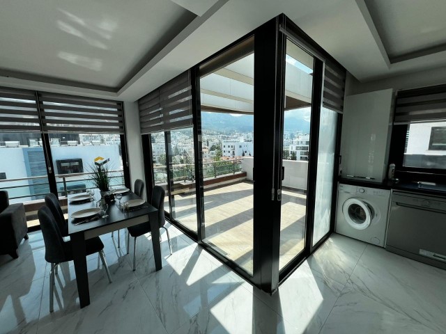 3+1 penthouse for rent in Kyrenia center