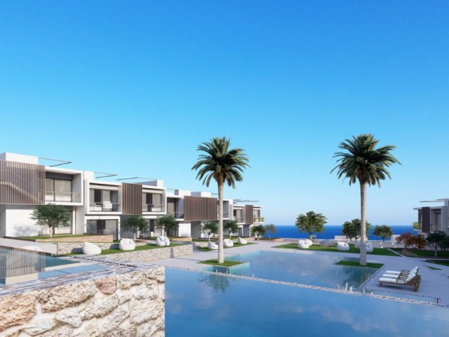 1+1 penthouse for sale in Aqualina project in Karsıyaka