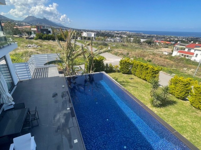 Северный Кипр Чаталкей продажа квартира с садом с камином с собственным бассейн