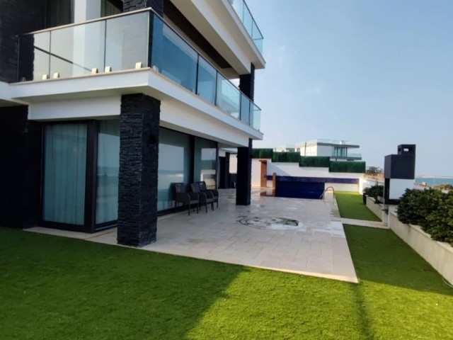 Karsiyaka Beachfront Triplex 5+1 Villa with Private Pool