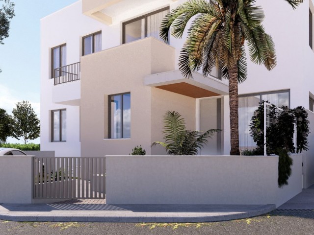 Flats for Sale Consisting of Only Four Flats in Nicosia Bayıkent Region,