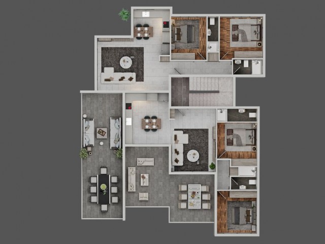 Gönyeli'de Satılık 2+1 ve Penthouse Seçenekli Daireler