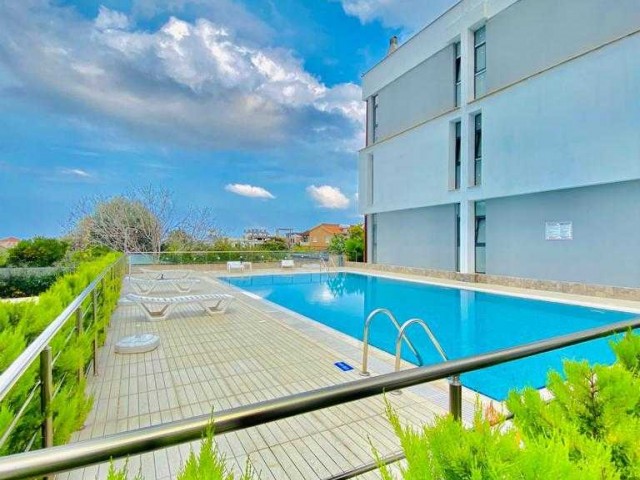 SEA VIEW TERRACE LUXURIOUS 2+1 FLAT FOR SALE IN LAPTA, GIRNE