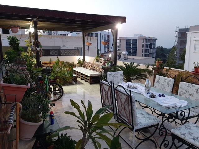 KYRENIA NUSMAR MARKET REGION WIDE TERRACE PENTHOUSE FOR SALE ** 